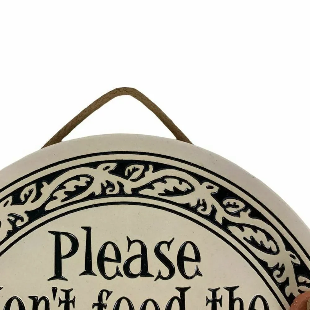 Spooner Creek Designs Please Don't Feed the Bears Wall Plaque Michael Macone USA